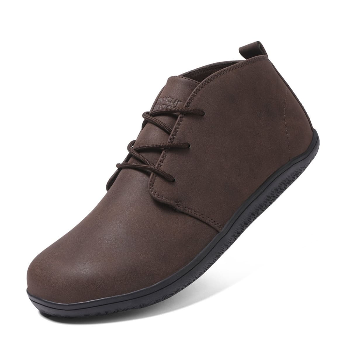 Brown leather shoe