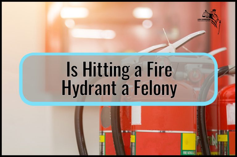 Is Hitting a Fire Hydrant a Felony